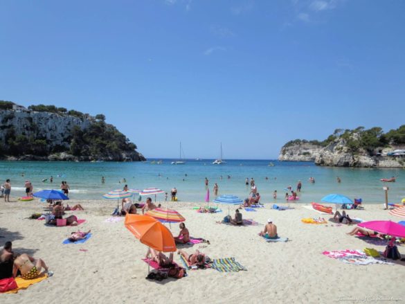 Sandy beach of Cala Galdana