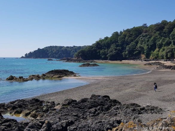 Coastline at St Aubin, Jersey