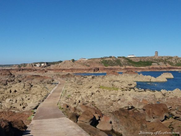 Causeway from La Corbiere Lighthouse, Jersey