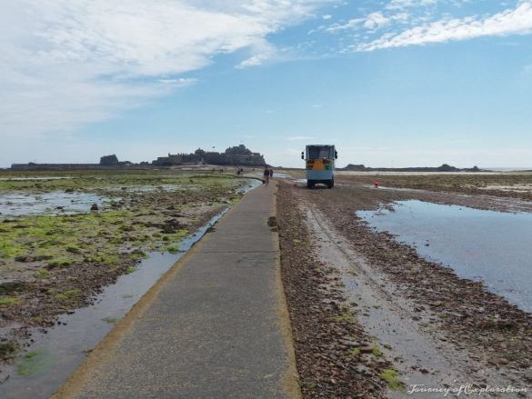 Causeway to Elizabeth Castle