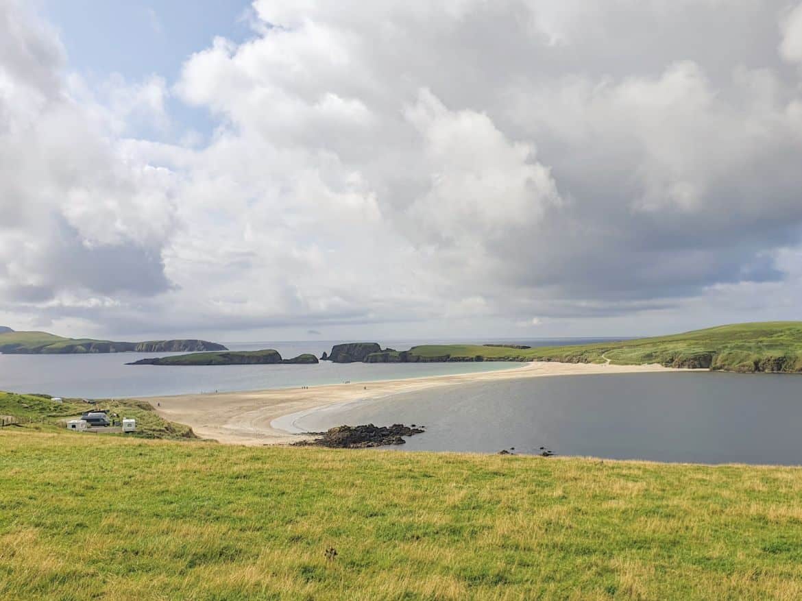 St Ninian's Isle Tombolo Beach, Shetland