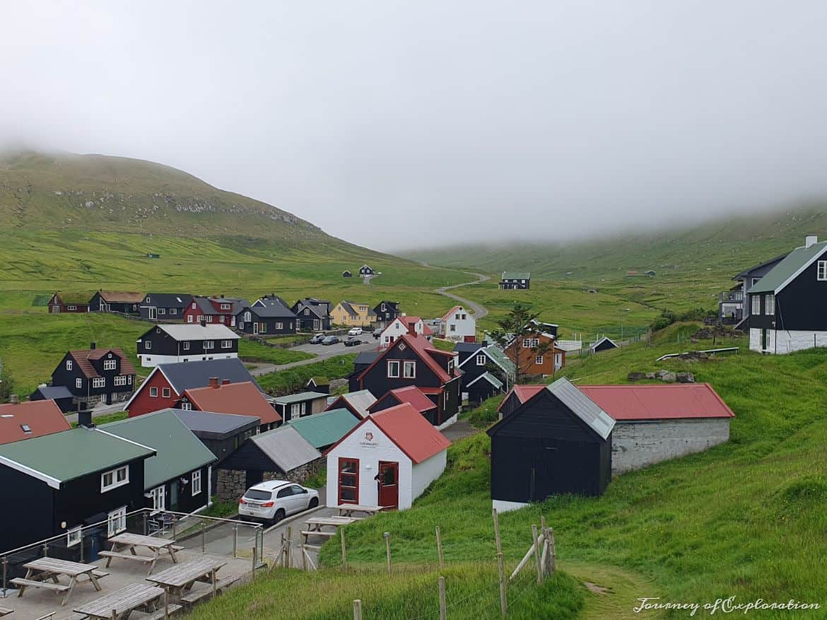 View of Gjógv, Faroe Islands