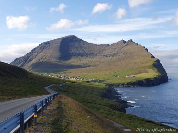 View of Viðareiði, Vidoy, Faroe Islands