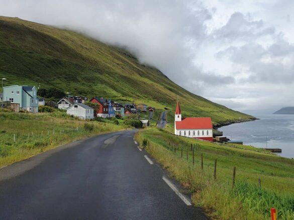 View of Husar, Kalsoy, Faroes Islands