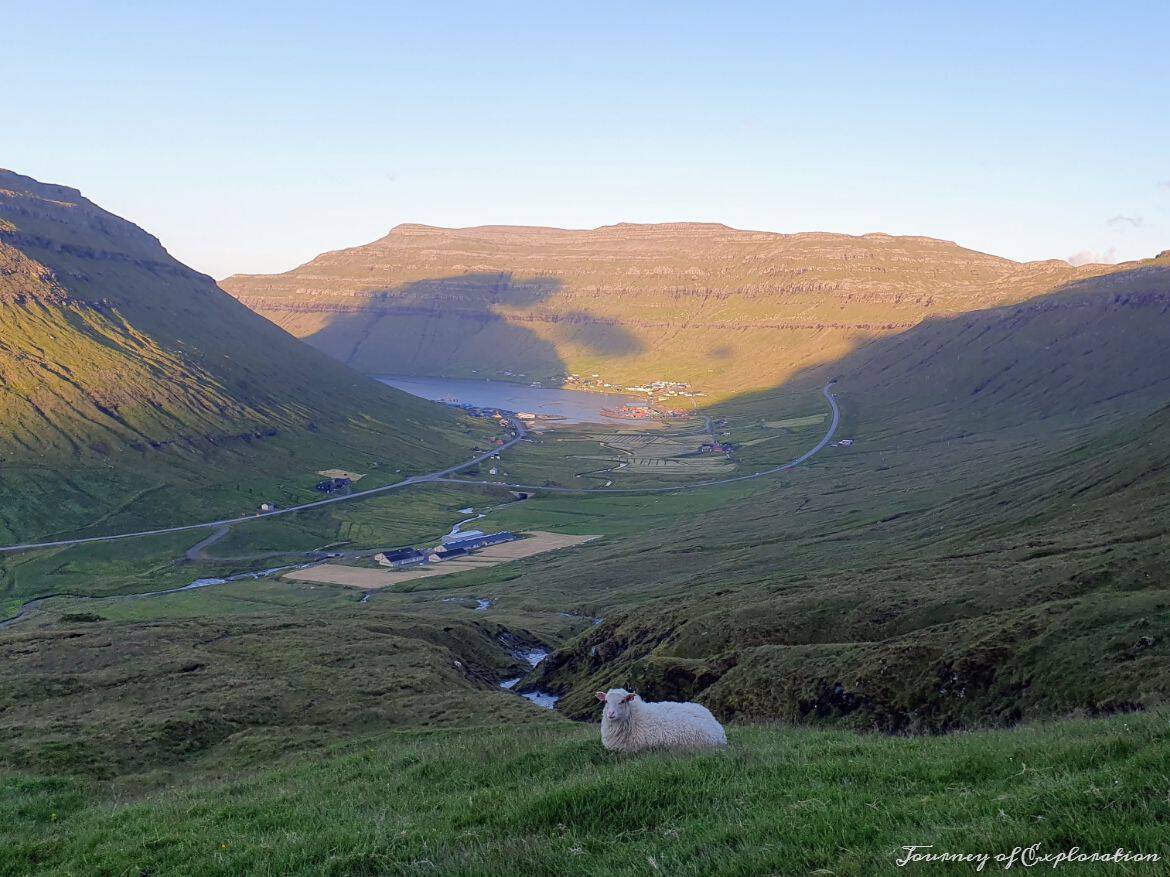 Scenic Viewpoint at the Faroe Islands