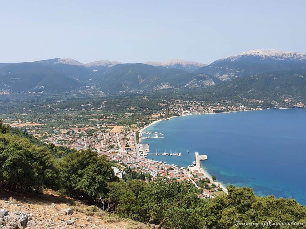 View of Sami from the Acropolis of Ancient Sami, Kefalonia